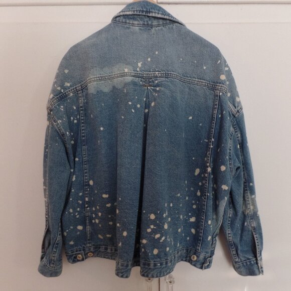 We The Free Opal Swing CALYSPO Denim Jacket Free People XL - Picture 6 of 12